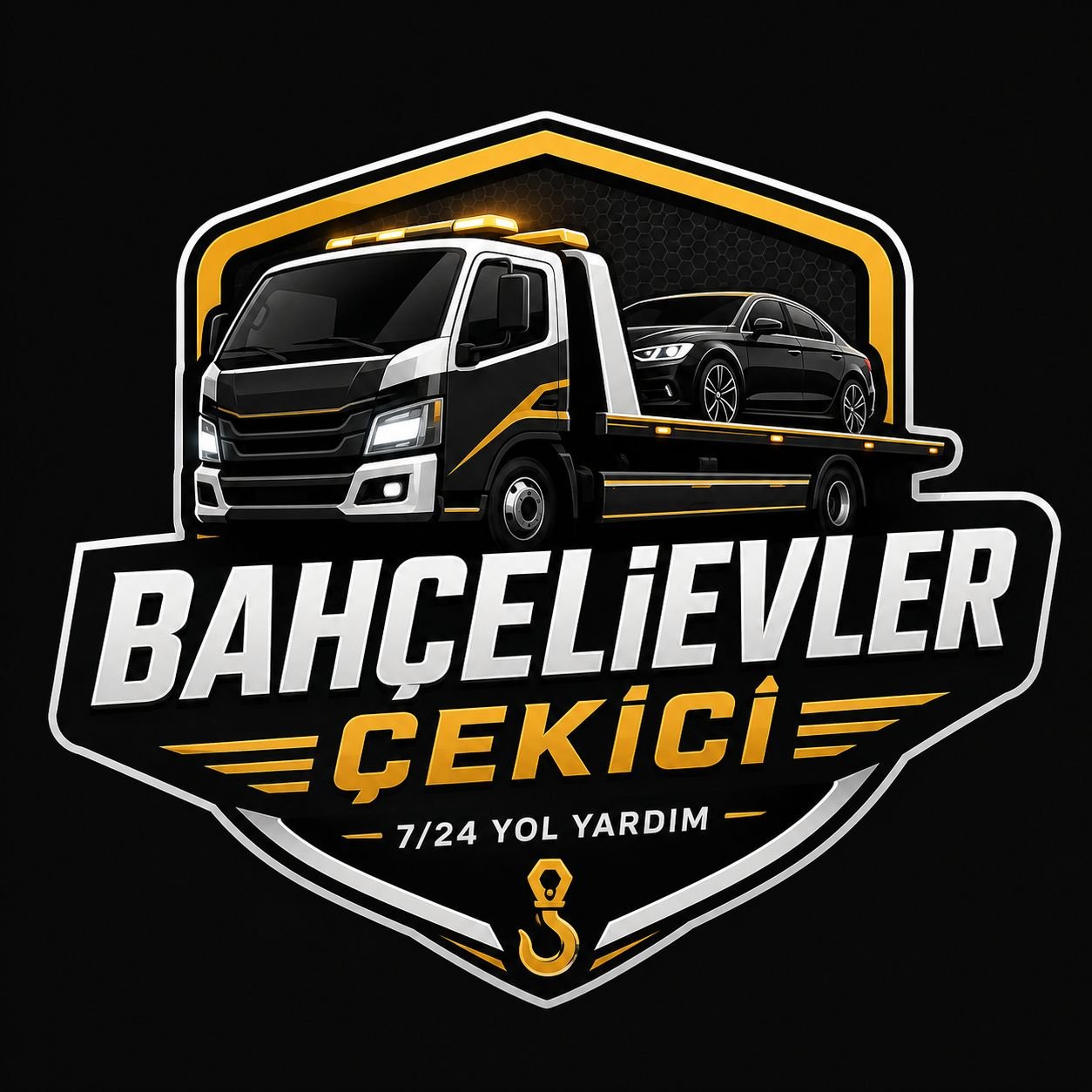 Bahçelievler Oto Çekici ve 7/24 Yol Yardım Logosu